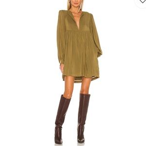 Olive green revolve tunic mini dress